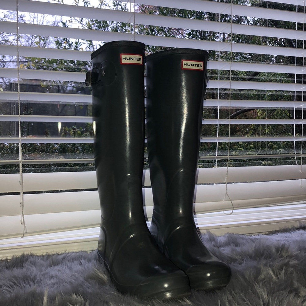 Charcoal High Hunter Boots